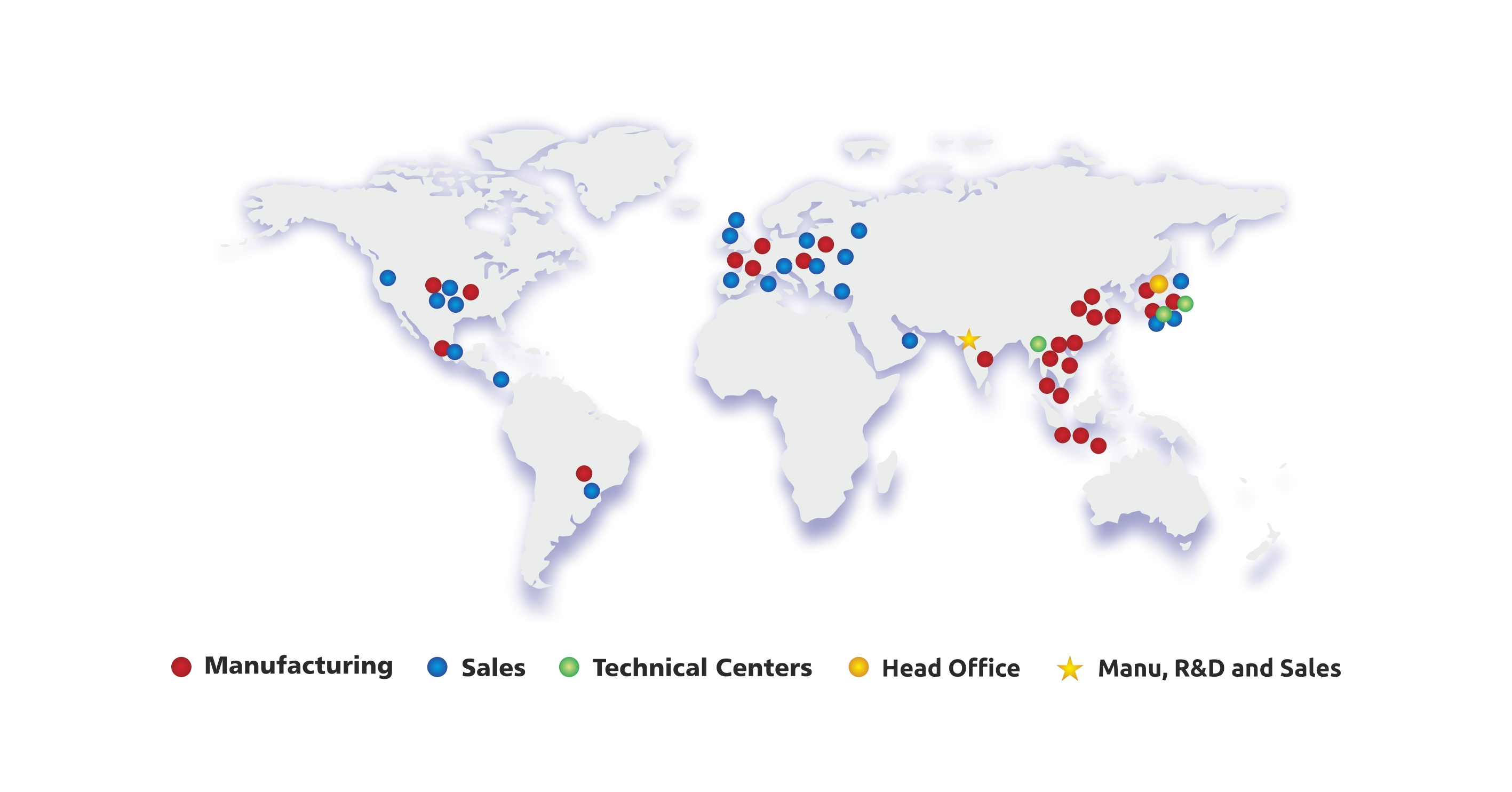 KYB Conmat Map - Global Map